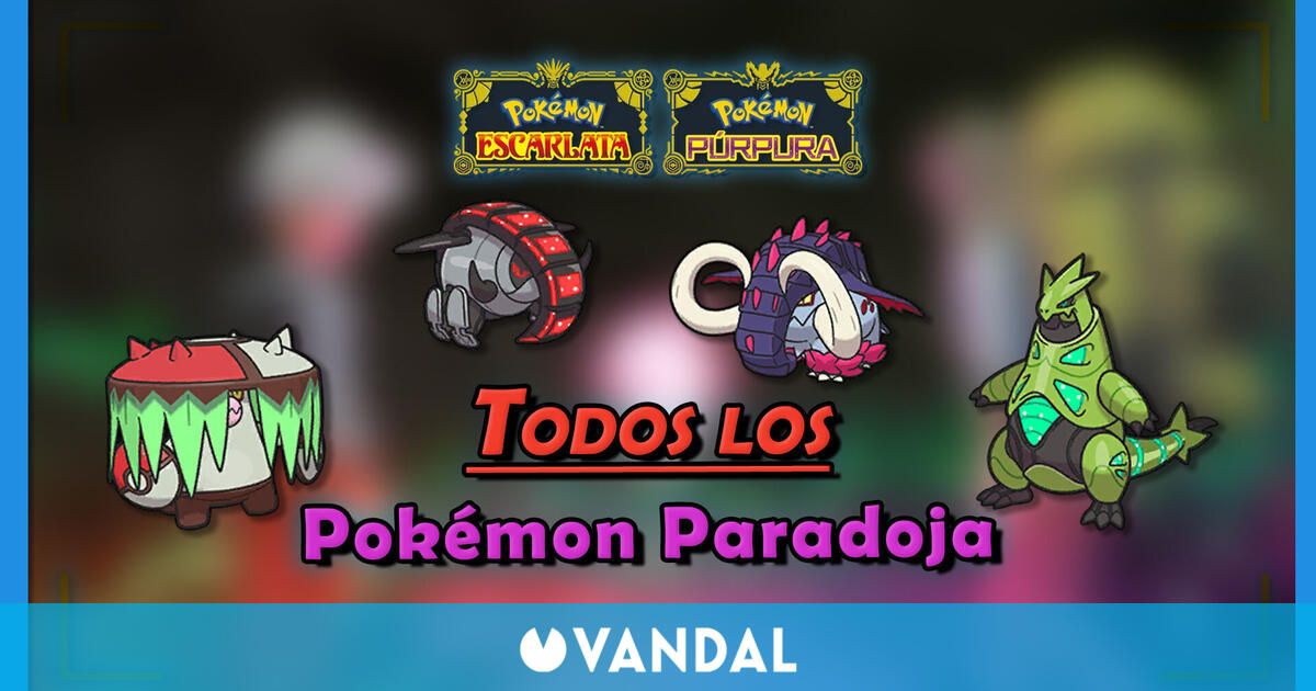 Pokémon Escarlata y Púrpura anuncian sus próximas teraincursiones con  Pokémon paradoja