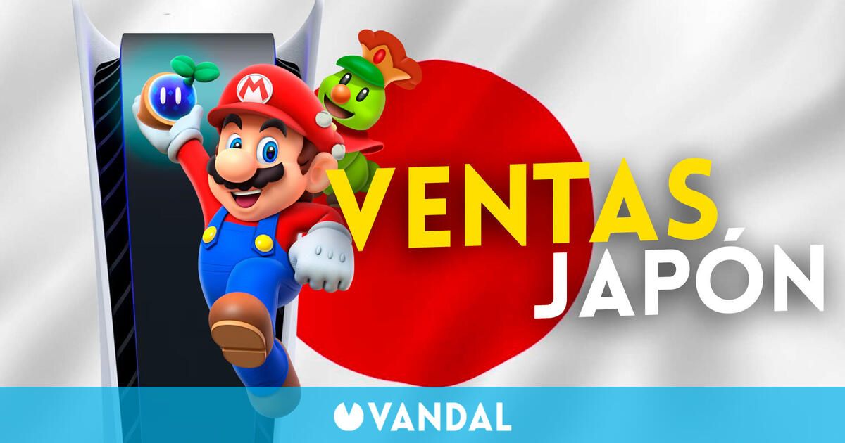 Super Mario Bros. Wonder sigue liderando en Japón mientras PS5