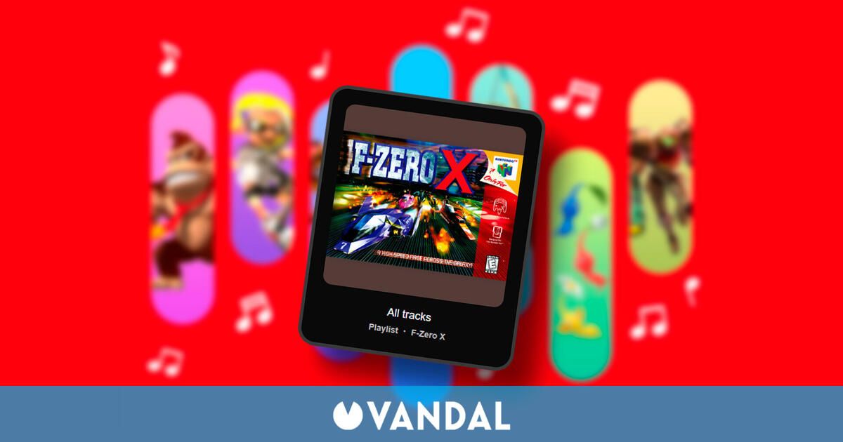 La aplicación Nintendo Music se actualiza con música de F-Zero X