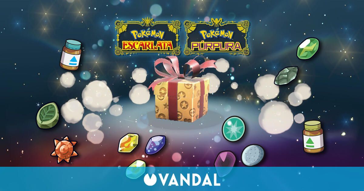 Nuevos códigos regalo en Pokémon Escarlata y Púrpura con Piedras evolutivas y vitaminas