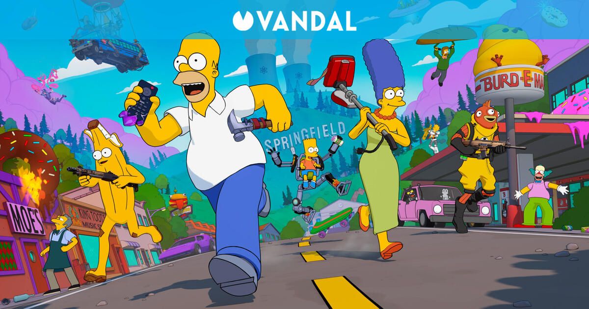 Los Simpson llegan a Fortnite: Desde hoy podrás luchar en el mapa de Springfield con Homer, Marge y Flanders