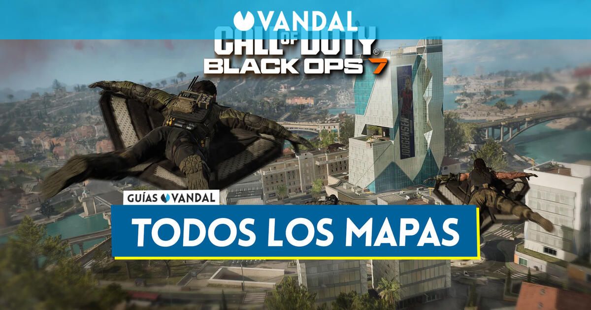 Todos los mapas multijugador de Call of Duty Black Ops 7