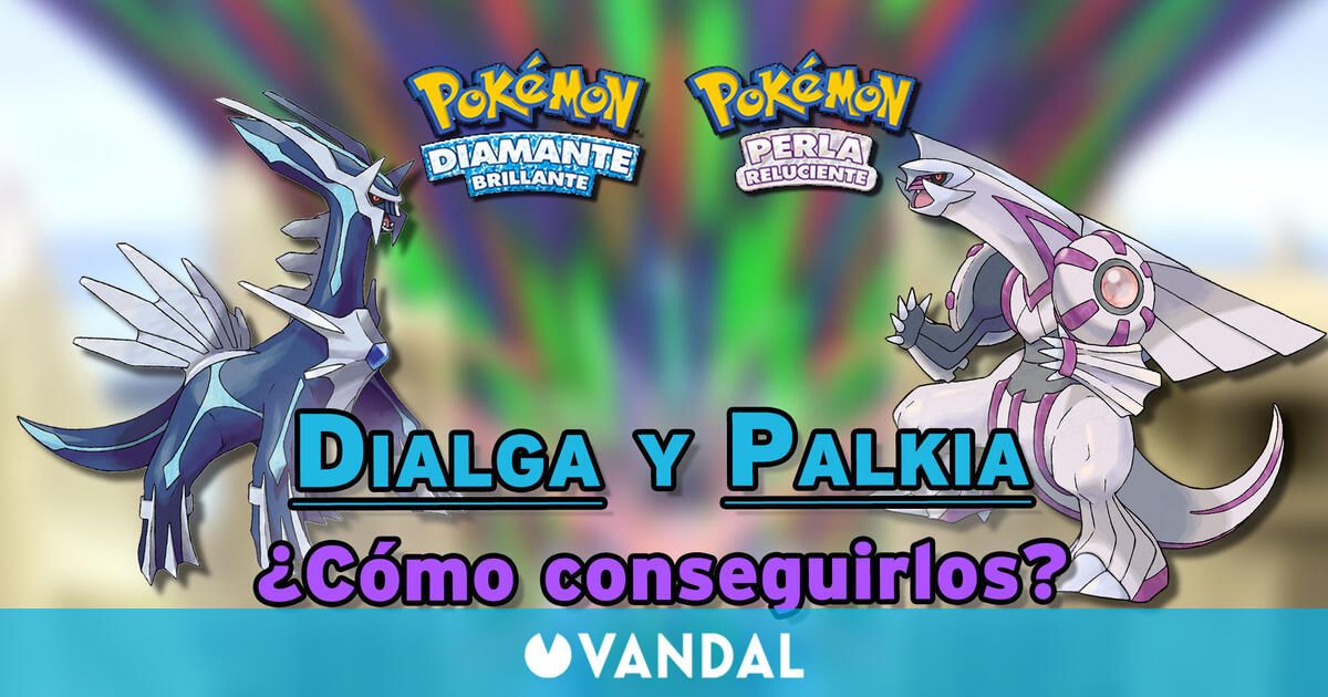 Una figura de Palkia o Dialga por la reserva en GAME de Pokémon Diamante  Brillante y Perla Reluciente