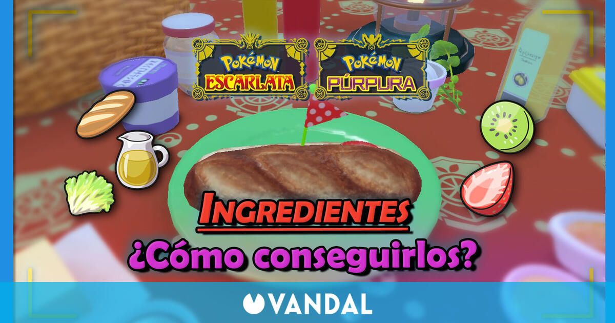 TODAS las recetas de bocadillos en Pokémon Escarlata y Púrpura