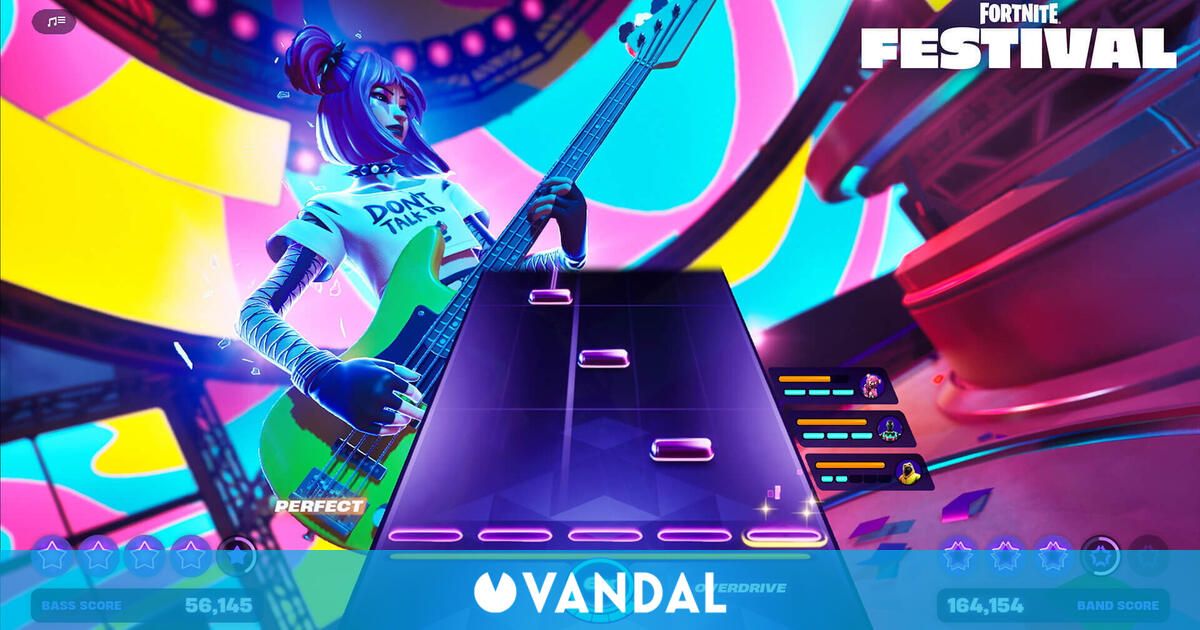 Ve desempolvando tus instrumentos de Guitar Hero y Rock Band: Fortnite Festival te dejará usarlos