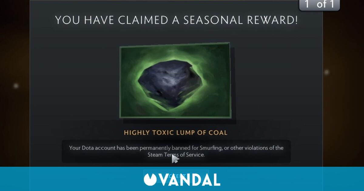 Dota 2 expulsa a miles de tramposos con mucho humor: regalando carbón por Navidad