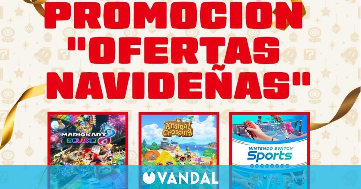 Las ofertas navideñas de Nintendo Switch se amplían con nuevos juegos