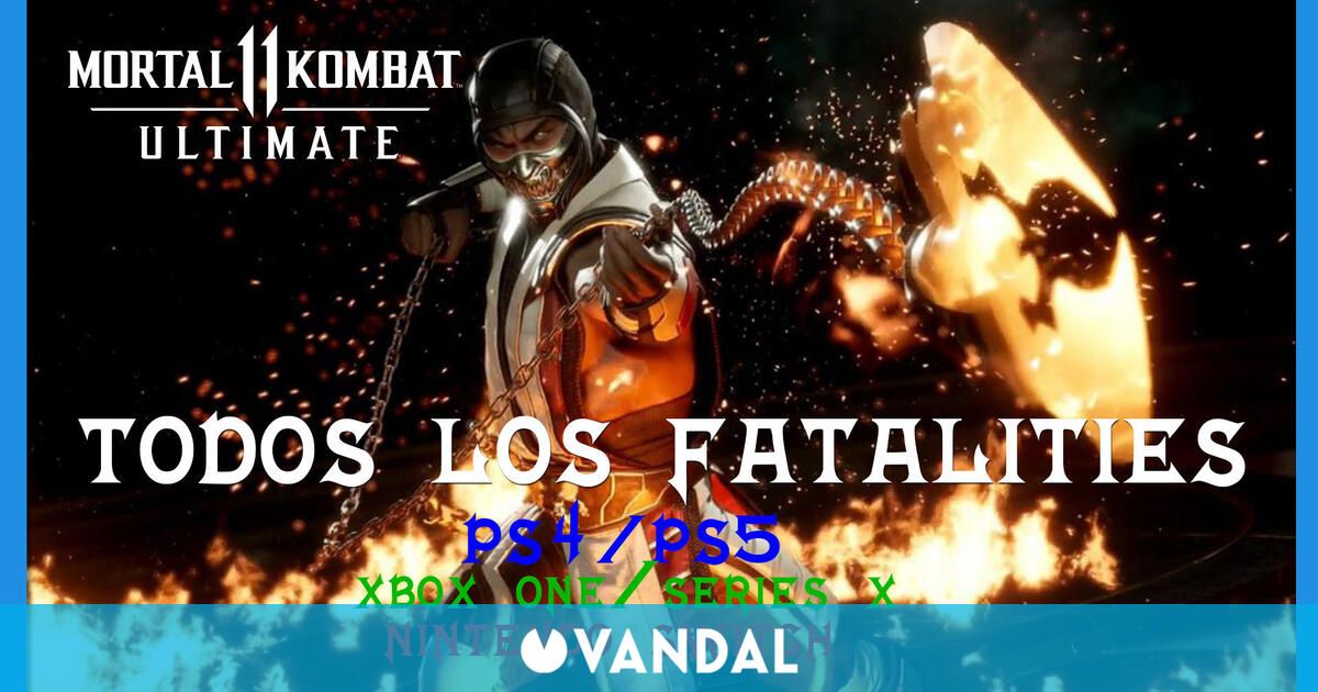 Mortal Kombat 11: fatalities do jogo e como fazer, e-sportv