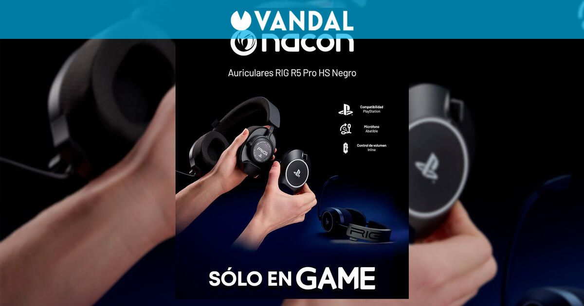 Consigue el mejor sonido con los auriculares RIG R5 Pro HS exclusivos de GAME