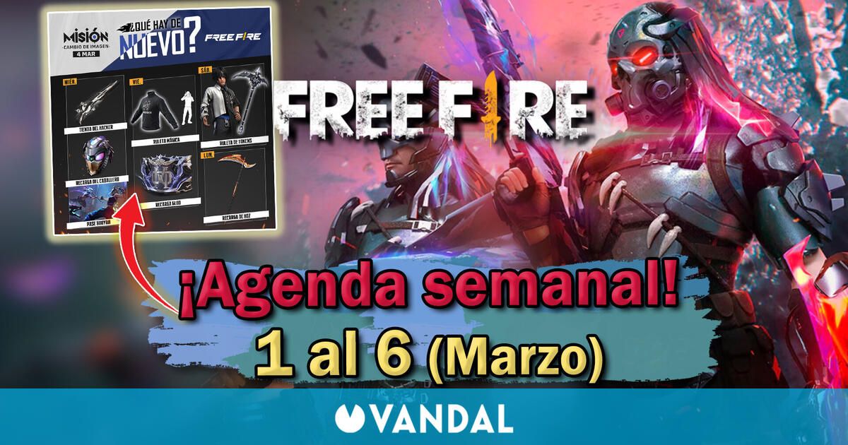 Códigos Free Fire del 6 de marzo de 2023: todos los códigos para conseguir  skins y más