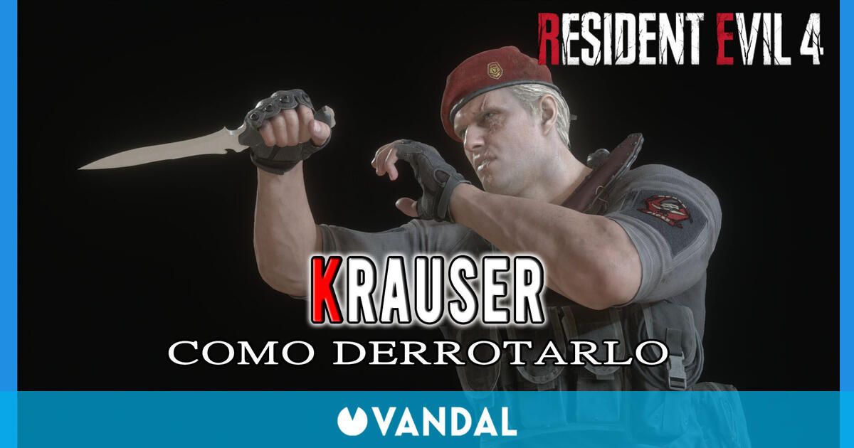 Resident Evil 4 Remake - Como derrotar Krauser