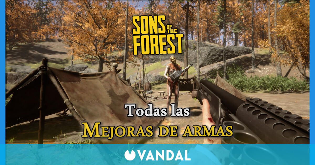 Sons of the Forest: TODOS los accesorios y mejoras para armas ...