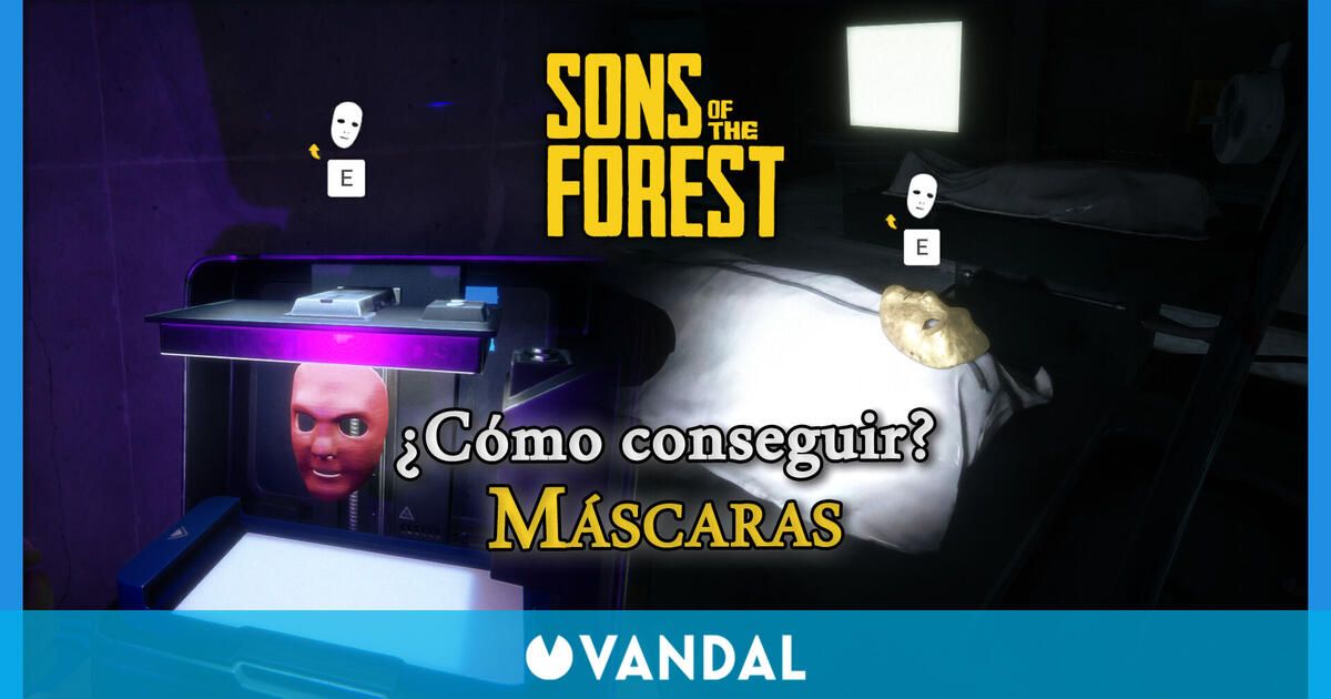 Sons of the Forest Conseguir la máscara roja y de oro y para qué sirven