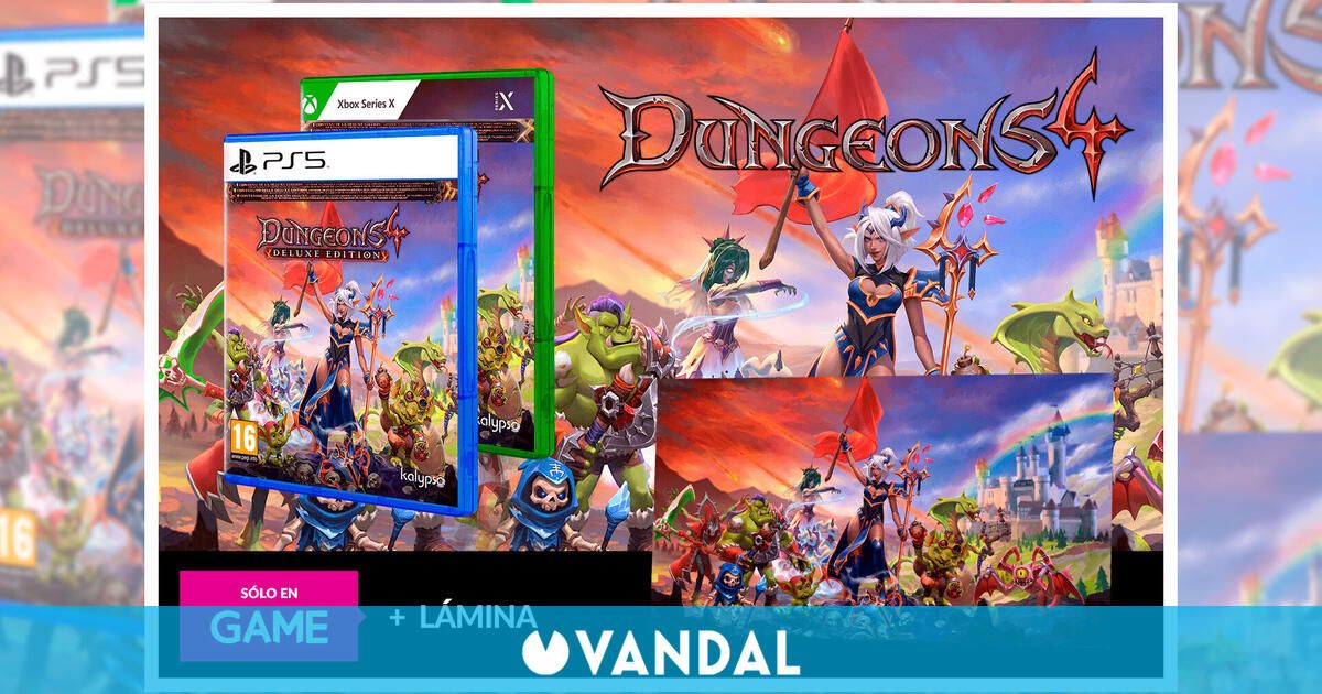 Reserva Dungeons 4 en GAME y llévate una lámina exclusiva de regalo