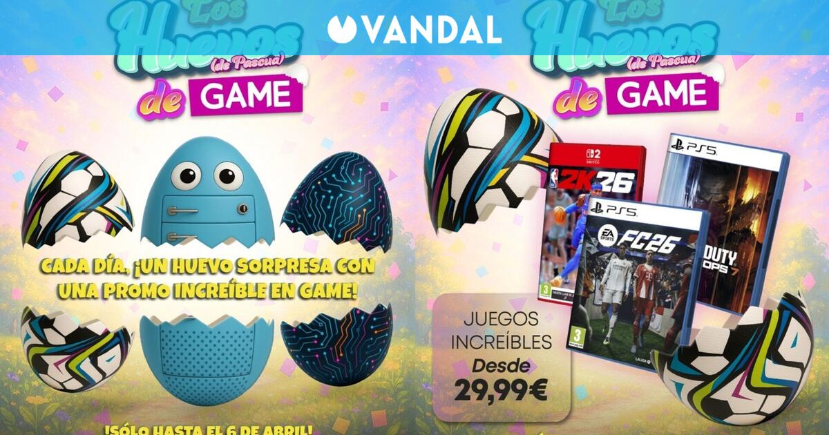 GAME lanza la promoción 'Los Huevos de Pascua de GAME' con ofertas diarias hasta el 6 de abril