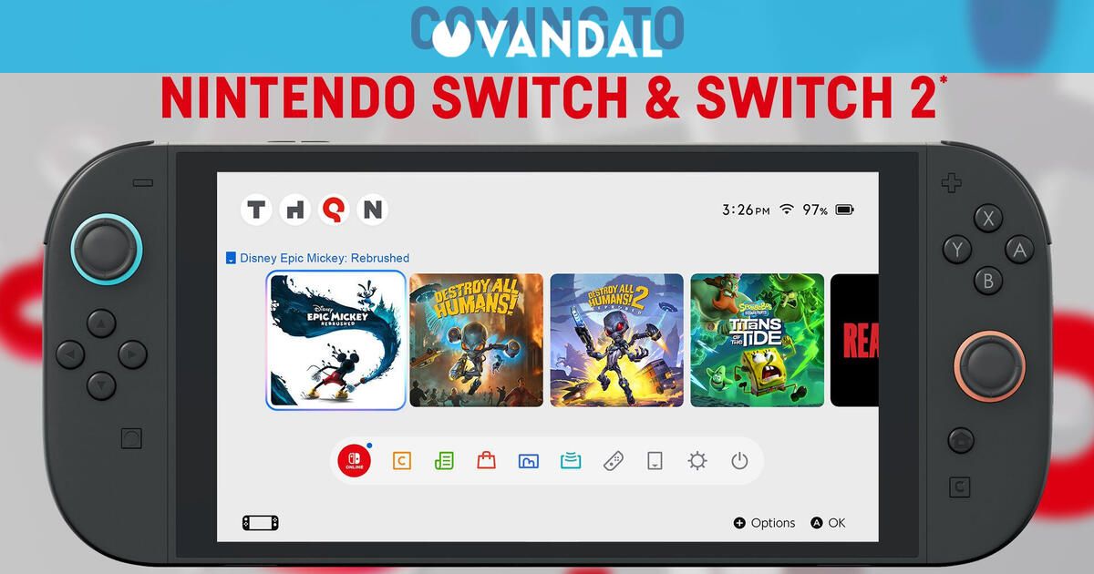 THQ Nordic demuestra su apoyo a Switch 2 anunciando tres juegos a la vez para la consola de Nintendo