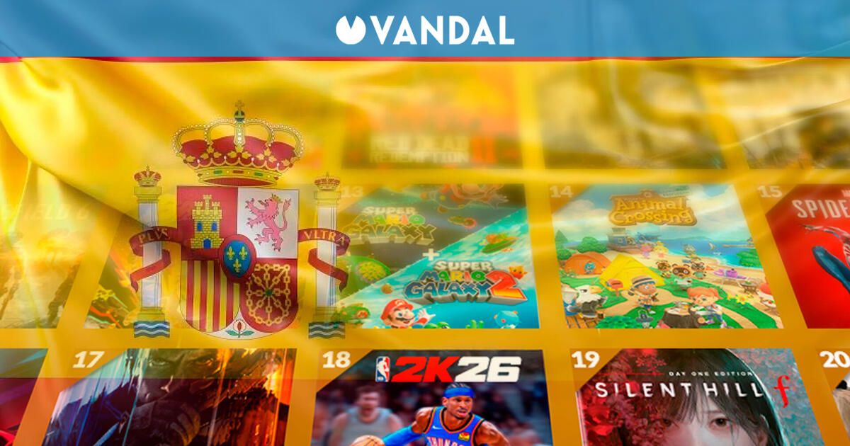 GAME España revela los juegos más vendidos durante 2025, con un claro ganador