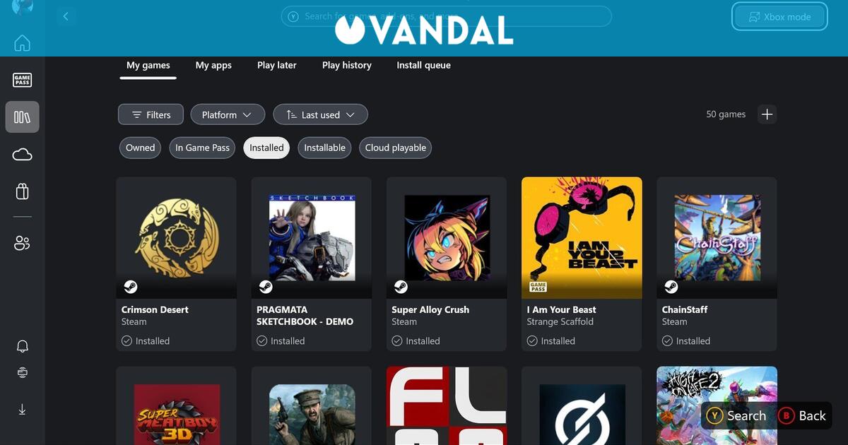Microsoft renombra la interfaz a pantalla completa de la aplicación de Xbox para Windows 11: llega el modo Xbox