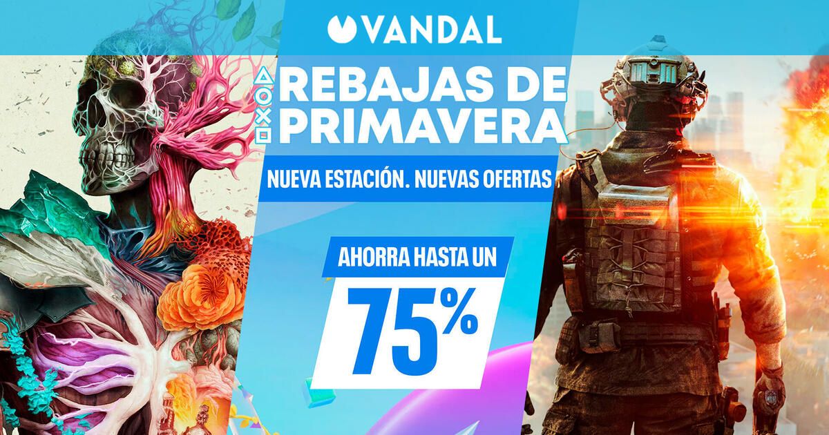 Más de 5000 juegos de PS5 y PS4 rebajados hasta un 75 % en las 'Rebajas De Primavera' de PS Store