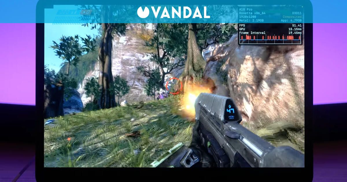 Logran que Halo: Combat Evolved Anniversary funcione a casi 60 fps en un MacBook Neo