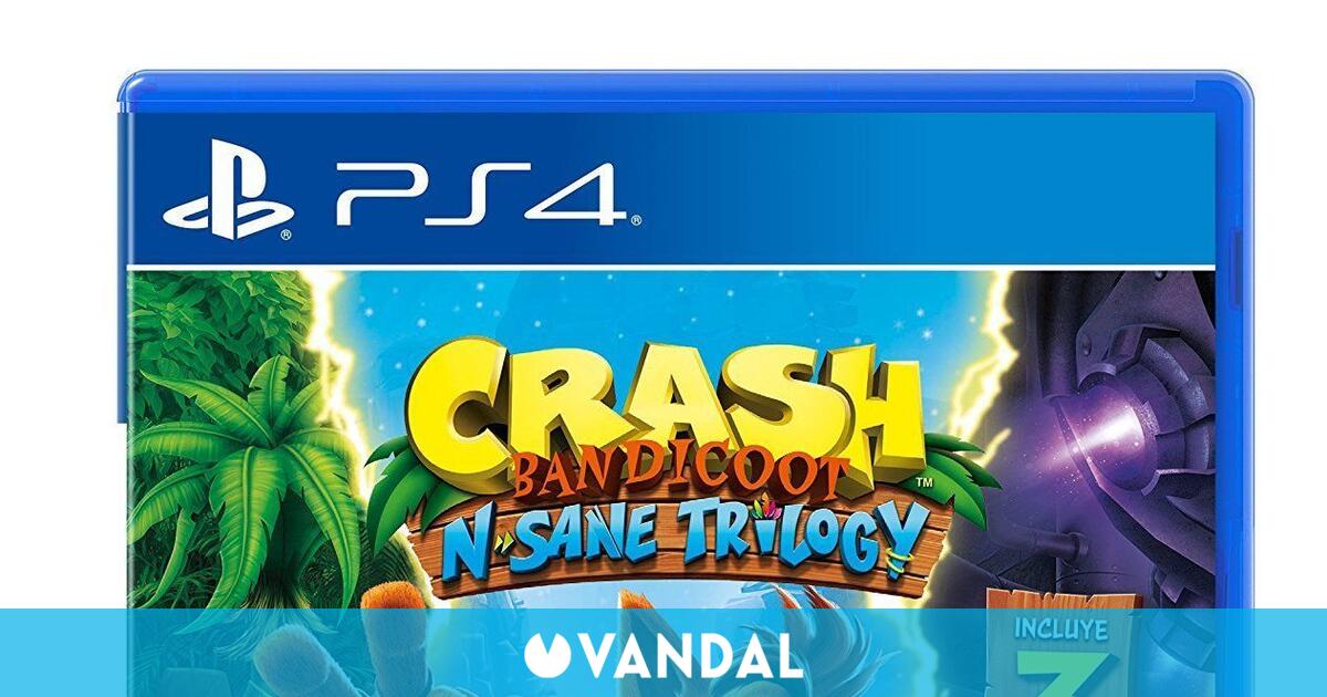 Crash Bandicoot N. Sane Trilogy en Nintendo Switch frente a la versión de  PS4