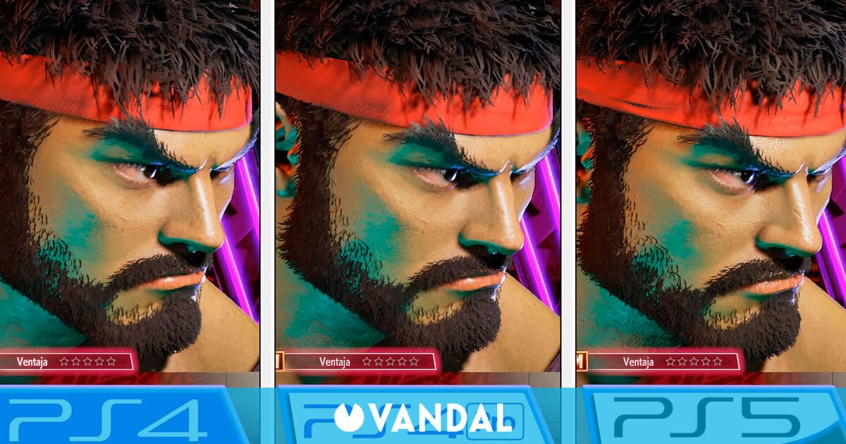 Comparativa gráfica de la demo de Street Fighter 6 en PS5, PS4 Pro y PS4 -  Vandal
