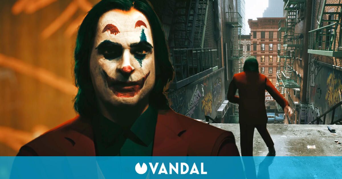 Imaginan un videojuego del Joker en mundo abierto con Joaquin Phoenix perfectamente recreado