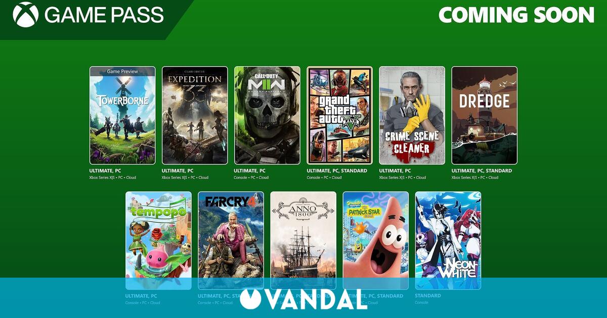 GTA V y Clair Obscur: Expedition 33 encabezan la nueva tanda de juegos que llegan a Xbox Game Pass en abril