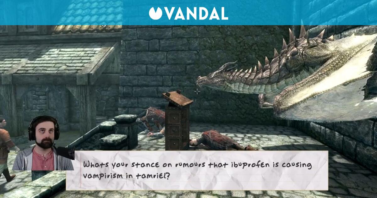 Olvida las espadas: un loquísimo mod de Skyrim te permite vencer a los dragones debatiendo 'argumentos raros'