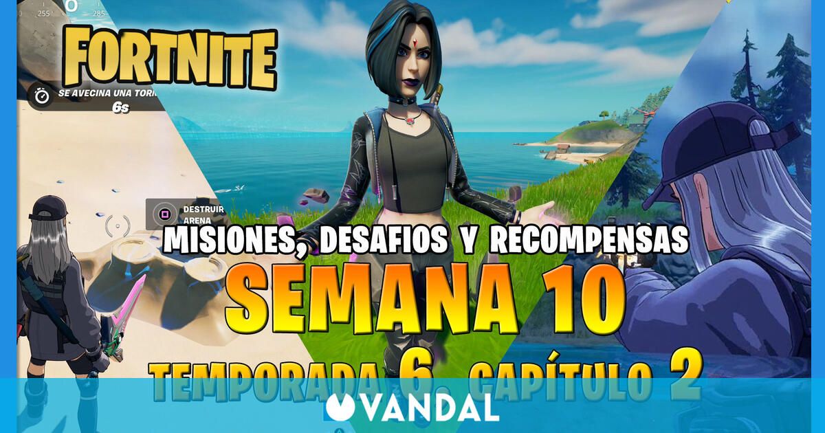 Fortnite T6 Semana 10 Misiones Desafíos Soluciones Y Recompensas