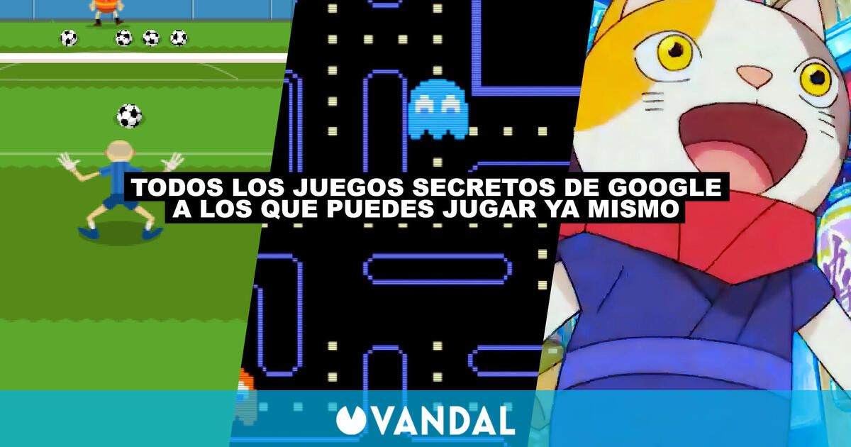 Todos los juegos secretos de Google a los que puedes jugar ya mismo