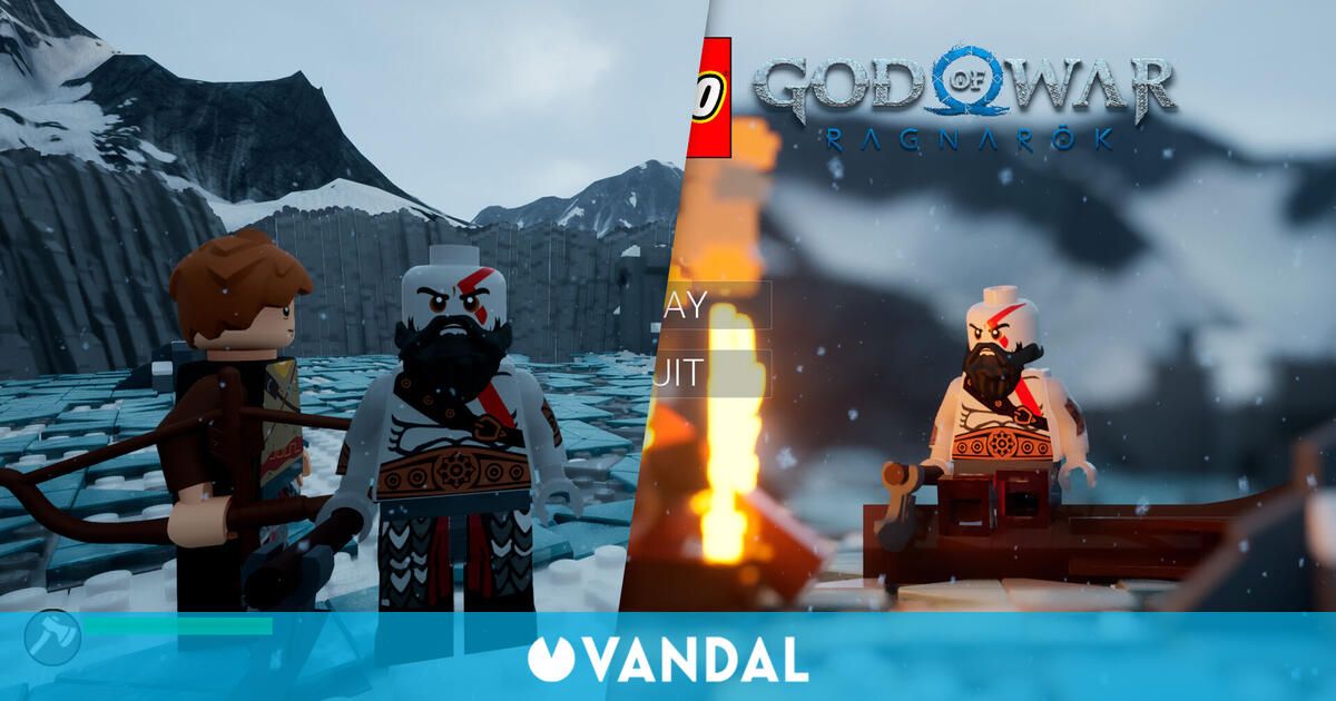 Crean un God of War: Ragnarok al estilo LEGO que parece oficial y puedes jugarlo gratis en PC