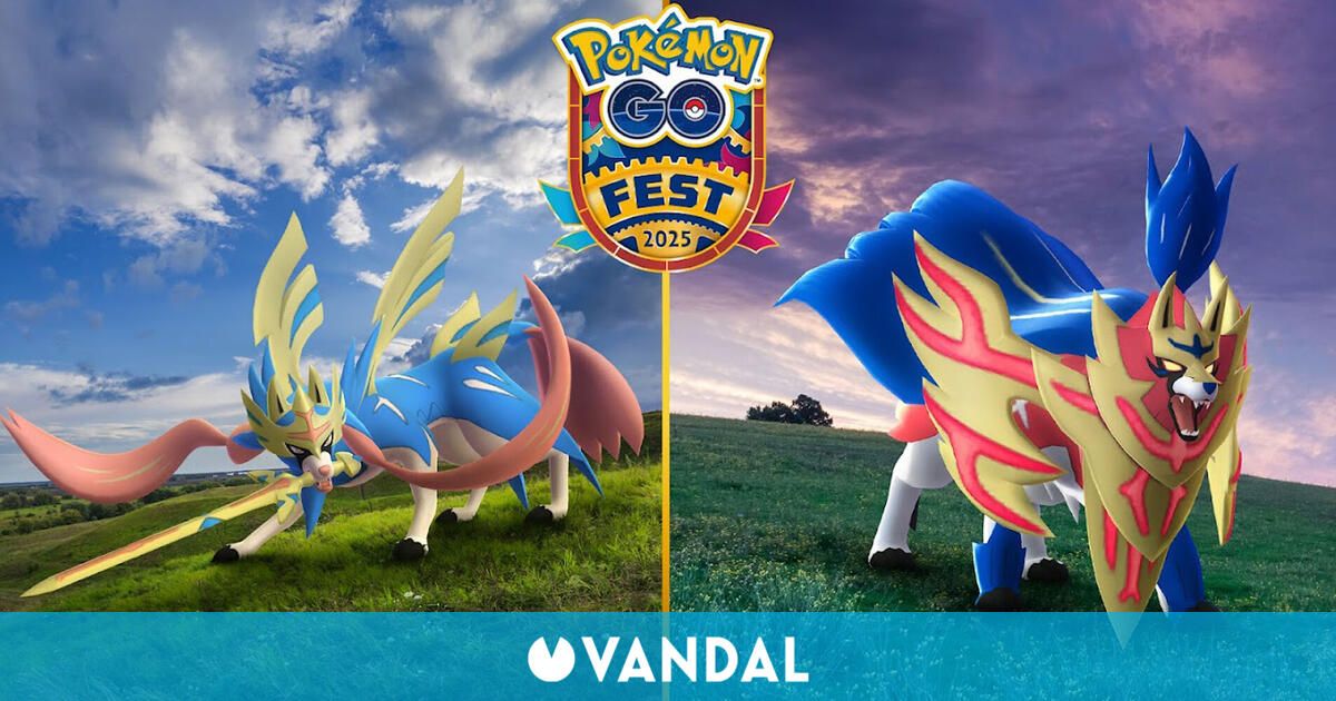 El Festival de Pokémon GO 2025 permitirá que Zacian y Zamazenta alcancen sus formas más poderosas