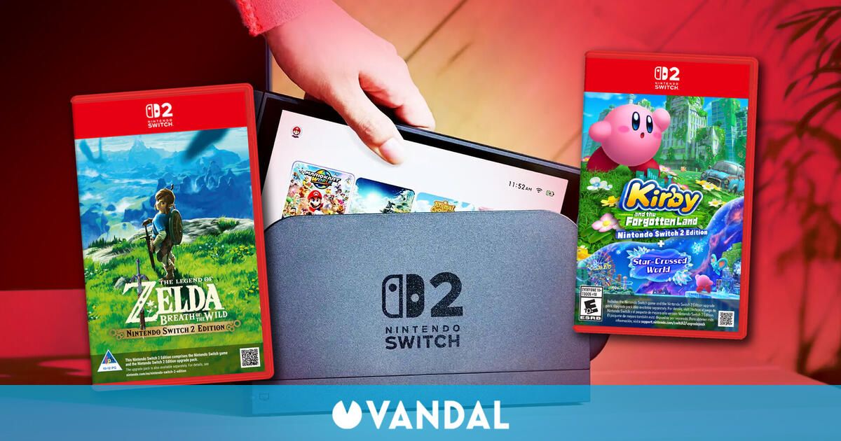 ¿Qué juegos de Nintendo Switch 2 tienen paquetes de mejora y en qué cambian?