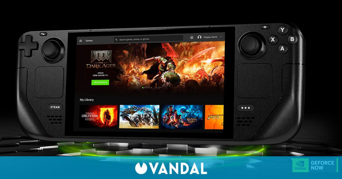 Ya puedes jugar en Ultra en Steam Deck: NVIDIA GeForce Now ya es nativo en el PC de Valve