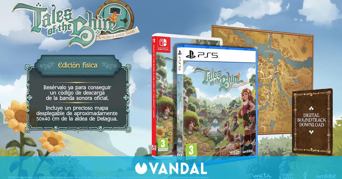 El simulador de vida de El señor de los anillos, Tales of the Shire, tendrá edición física en PS5 y Switch