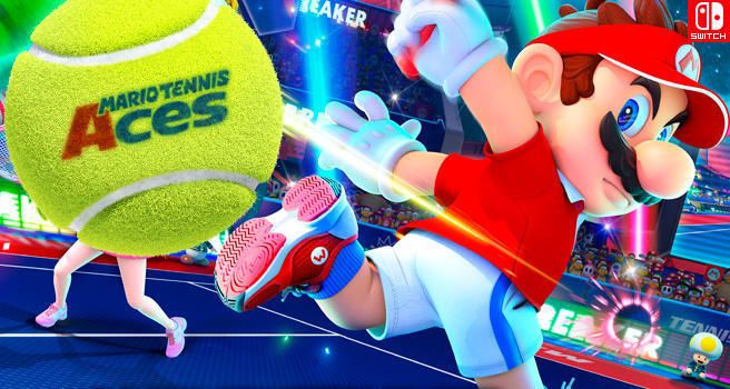 Jeu Mario Tennis Aces Version Japonaise Nintendo Switch - Région Libre, Très Bon état Complet