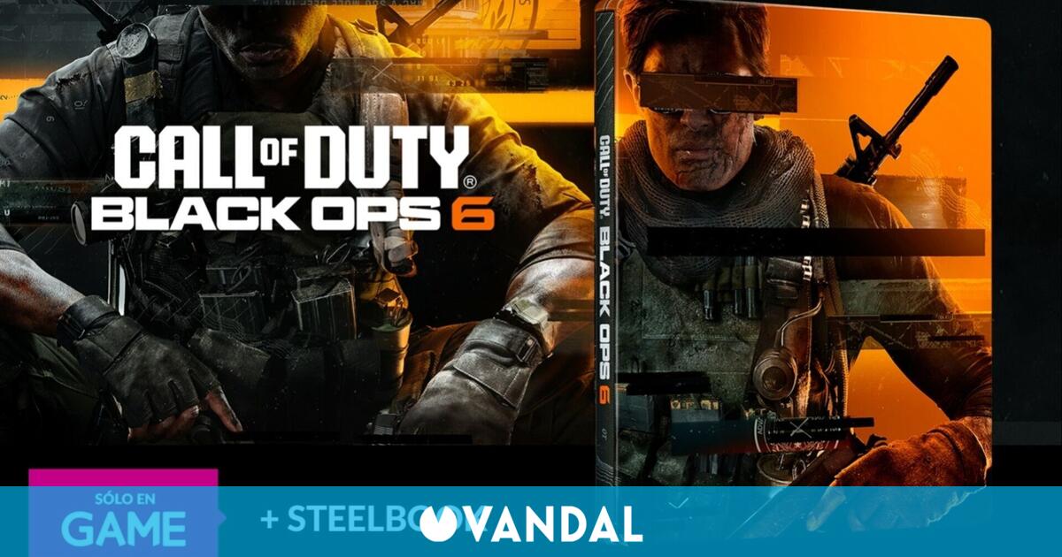 Reserva ya Call of Duty: Black Ops 6 en GAME y llévate una espectacular steelbook como regalo exclusivo