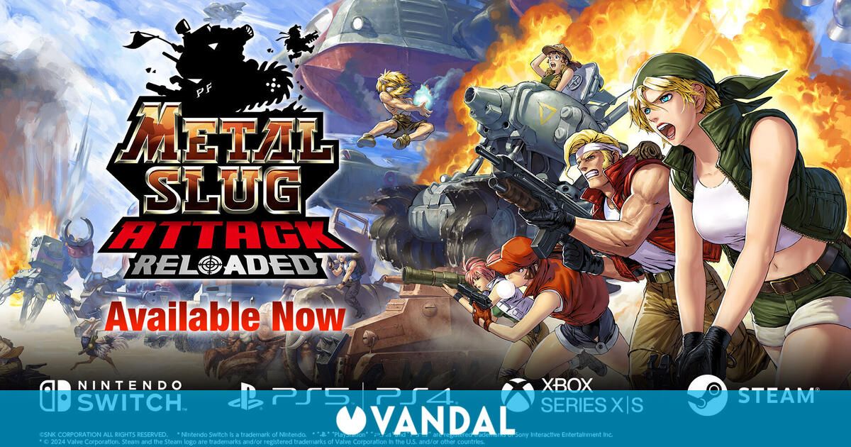 El tower defense Metal Slug Attack Reloaded ya está a la venta en consolas y PC