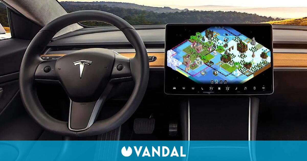 Coche contra coche: El primer torneo de videojuegos dentro de coches Tesla se celebrará en España