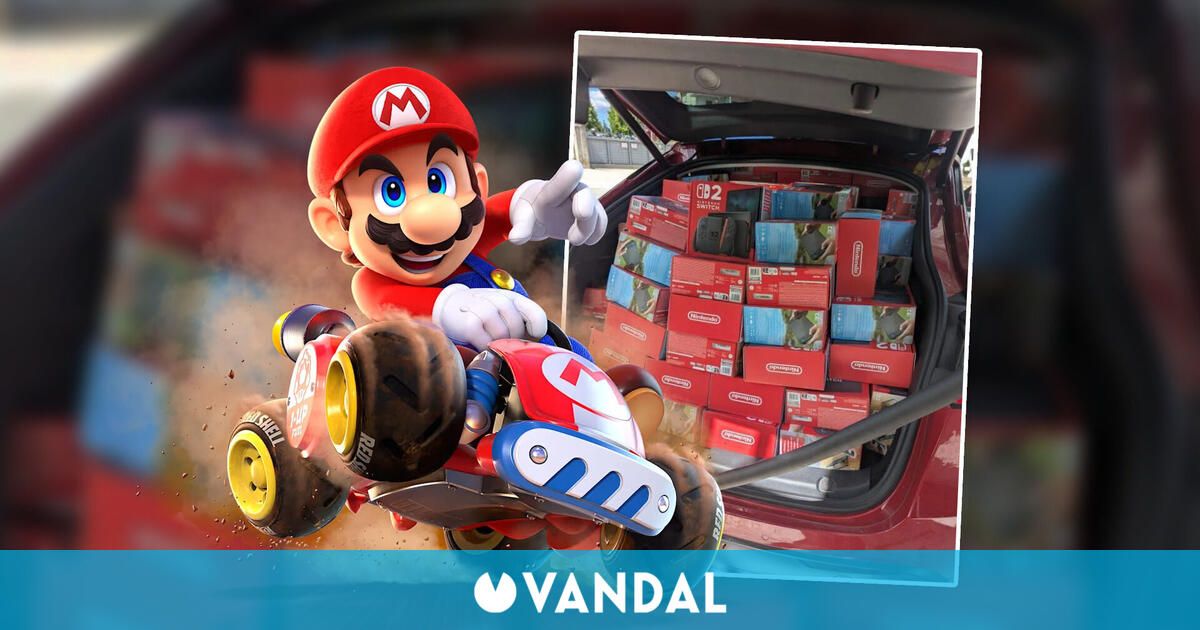 Inaudito: Llena su coche con cientos de Switch 2 compradas en Italia para venderlas en su país