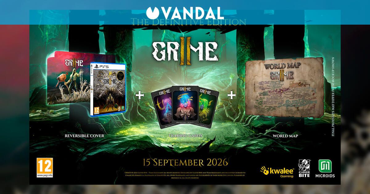 El genial metroidvania GRIME 2 tendrá edición física en PS5 y Xbox Series con extras para coleccionistas