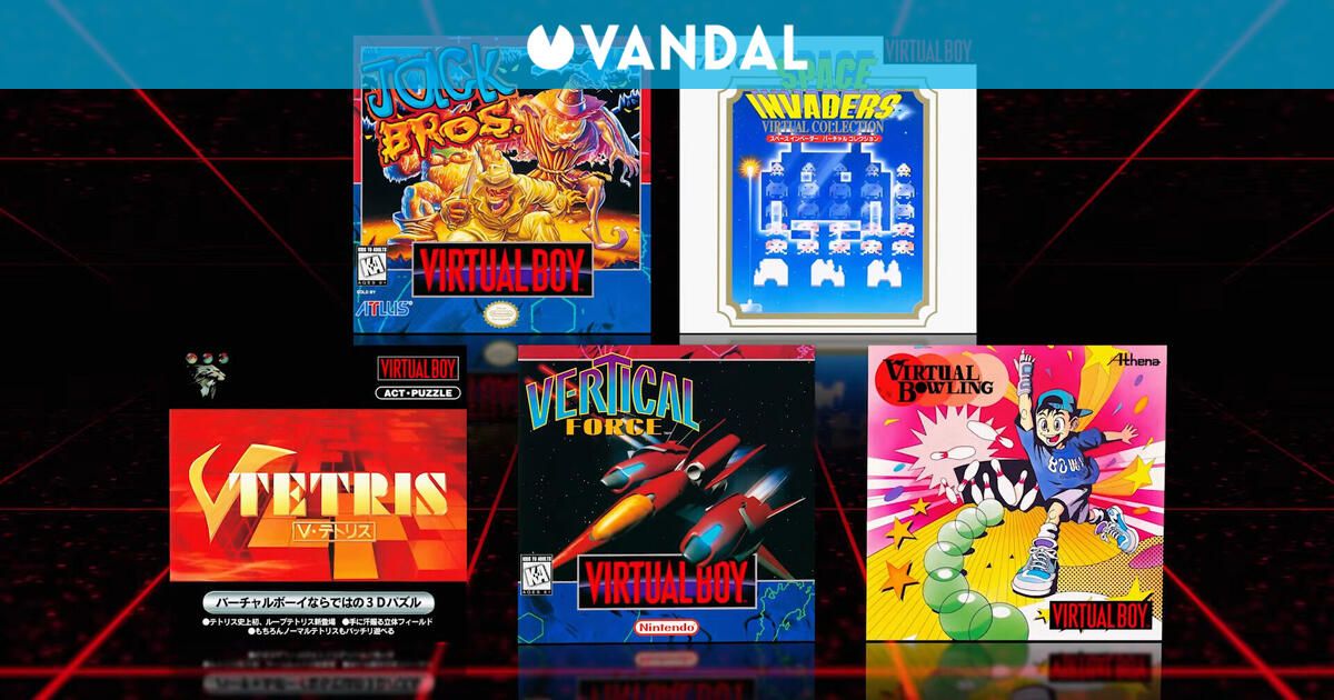 Nintendo Switch Online suma 5 nuevos juegos de Virtual Boy, 3 de ellos inéditos en Occidente