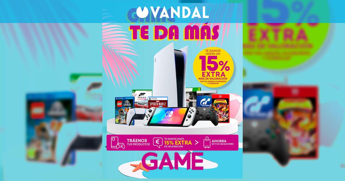 GAME te da más por tus juegos, consolas y productos