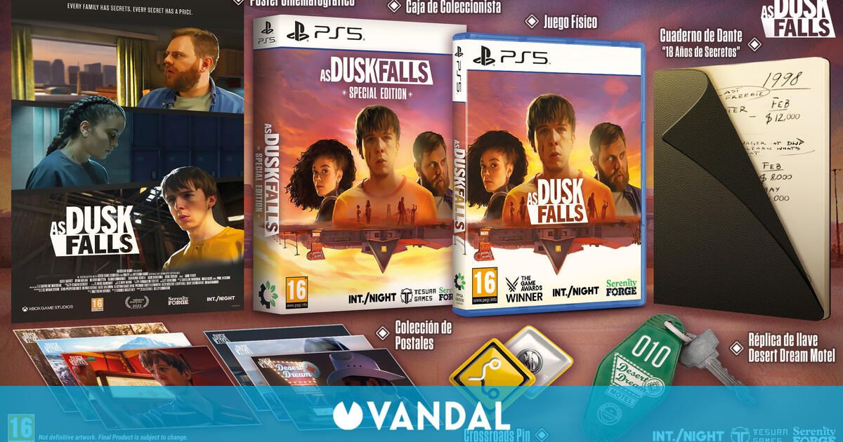 La aventura narrativa As Dusk Falls tendrá lanzamiento en físico en PS5 este otoño
