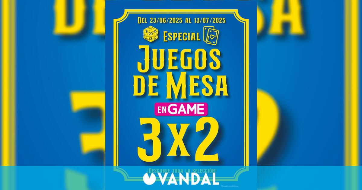 Es hora de jugar: No te pierdas el 3x2 en juegos de mesa en GAME