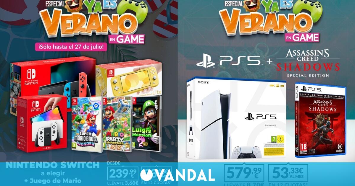 GAME celebra el verano con multitud de ofertas en videojuegos, merchandising, PC Gaming y mucho más