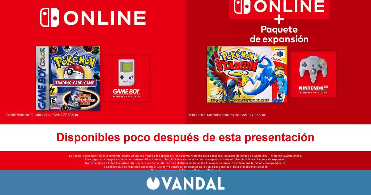 Nintendo Switch Online: Llegarán juegos de Game Boy y 'otras plataformas' -  Vandal