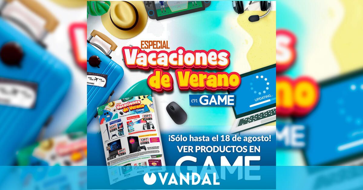 No te pierdas las ofertas especiales Vacaciones de Verano 2024 en GAME con descuentos en consolas, juegos, PC y más