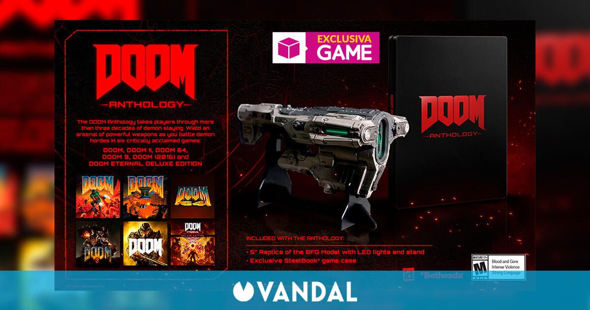 Hazte con DOOM Anthology por 39,99 euros en GAME gracias a esta oferta que solo estará disponible hoy